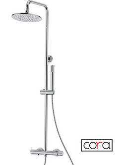 ΜΠΑΤ.ΝΤΟΥΖ+ΜΕΤΑΒΛΗΤΗ ΚΟΛΩΝΑ+ΚΕΦΑΛΗ OCCO CORA CHROME 720066-100