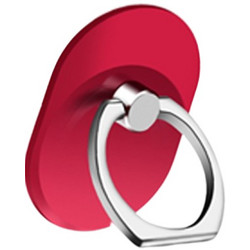 Ring Holder 360 για Κινητό σε Κόκκινο Χρώμα Κόκκινο Μεταλλικό