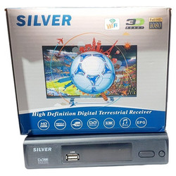SILVER DVB-T2 H264 Αποκωδικοποιητής σε Μαύρο Χρώμα