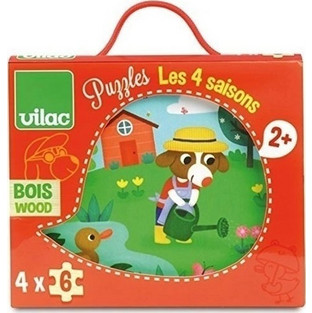 Vilac Ξύλινο 4 Εποχές 4x6pcs