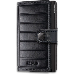 Πορτοφόλια Άνδρας Secrid Μαύρο 8721077500133 Premium Miniwallet+ Emboss Lines 262