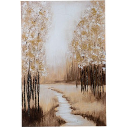 Πίνακας σε Καμβά με Δασικό Τοπίο 60x90 εκ. Zen Collection 53083