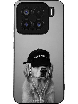 Sonique Men's Edition Back Cover με Σχέδιο «Just Chill Pup» (Xiaomi 15 5G)