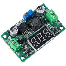 GloboStar 73111 Ρυθμιστής Τάσης - Voltage Regulator DC Converter Module - Input DC4-40V / Output DC1.3-37V Max Load 3A Μ5.5 x Π3.5 x Υ1.2cm
