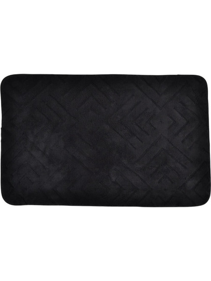 ΠΑΤΑΚΙ ΜΠΑΝΙΟΥ MEMORY FOAM ΣΕ ΜΑΥΡΟ ΧΡΩΜΑ ΜΕ PVC ΠΛΑΤΗ 50x80εκ.ANKOR