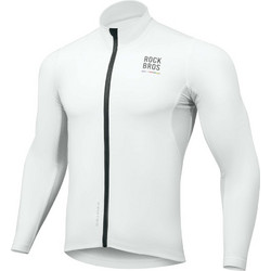 Rockbrs TLWT001 ROAD TO SKY cycling sweatshirt, windproof, insulated, S - white