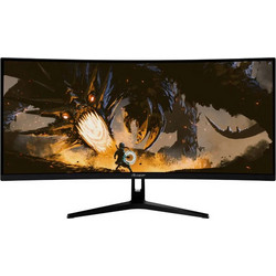 Arozzi NoVa Ultrawide VA HDR Curved Gaming Monitor 34" 3440x1440 QHD 165Hz 4ms Black