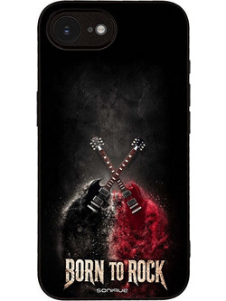Sonique Men's Edition Θήκη με Σχέδιο «Born to Rock» (iPhone 16e / 17e)
