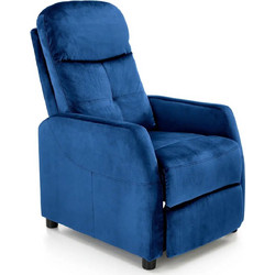 PoliHome Πολυθρόνα Relax Ανακλινόμενη Μπλε Elisia II 162408729