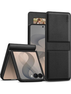 Tech-Protect Wallet Black (Samsung Galaxy Z Flip 8)