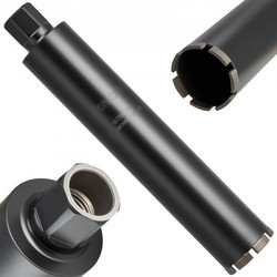 Τρυπάνι πυρήνα VEVOR, διάμετρος 76 mm, βάθος διάτρησης 356 mm, εσωτερικό σπείρωμα 1-1/4 σε 7, τεχνολογία συγκόλλησης υψηλής ακρίβειας, μύτη πυρήνα υγρού διαμαντιού για οπλισμένο σκυρόδεμα, κόκκινα τού
