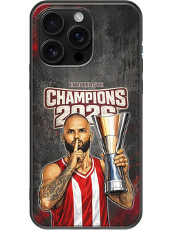 Θήκη Kings of Europe 2026 - The French Sniper iPhone 16 Pro Max Black TPU (Μαύρη Σιλικόνη)