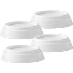 Αντικραδασμικά Πέλματα Πλυντηρίου Nedis 4τμχ White WASA110WT4