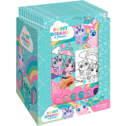 Sweet Dreams paint by numbers set assorted