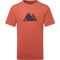 T-Shirt Twin Peaks Men's Tee Mountain Equipment Etruscan Red