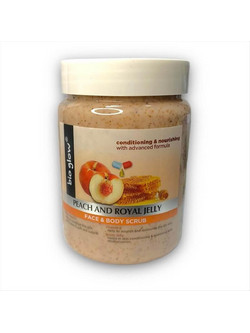 Bio Glow Peach & Royal Jelly Face & Body Scrub Προσώπου 500ml