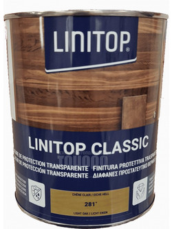 Linitop Classic Bερνίκι Εμποτισμού 281 Ανοιχτή Δρύς Satin 1lt