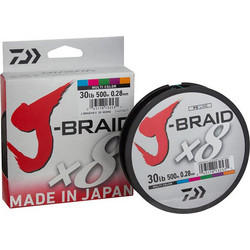 Daiwa J-Braid X8 Multicolor - 0.06mm PE0.6 / 150m