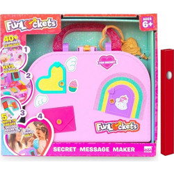 KD Group Παιχνιδολαμπάδα Funlockets Secret Messages Maker Girls Μυστικό Βαλιτσάκι Pink