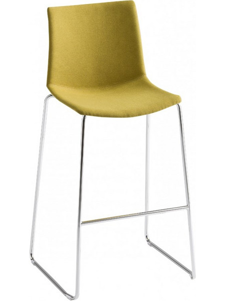 Kanvas upholstered σκαμπό bar σε ποικιλία υλικών και αποχρώσεων 54x55x104 εκ