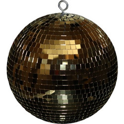 ATHENS BEST ENTERTAINMENT GOLD MIRROR BALL - 25cm Disco Ball 10x10cm (MB-25G)