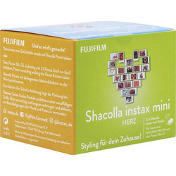 Fujifilm Color Instax Shacolla Mini Heart ( 22 Exposures )
