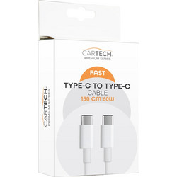 ΚΑΛΩΔΙΟ ΦΟΡΤΙΣΗΣ & ΜΕΤΑΦΟΡΑΣ ΔΕΔΟΜΕΝΩΝ TYPE-C TO TYPE-C 60W 1.5M FAST CHARGE 29673