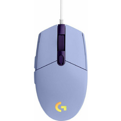 Logitech G102 LightSync Ενσύρματο Gaming Ποντίκι RGB 8000 DPI Lilac