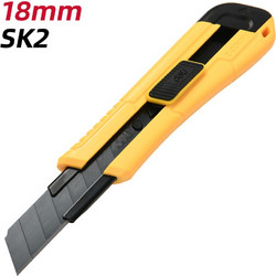 DELI SNAP-OFF BLADE KNIFE 18MM SK2 YELLOW