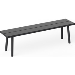 Fatboy Fred's Παγκάκι Εξωτερικού Χώρου Αλουμινίου 160x40x46,5 I Anthracite