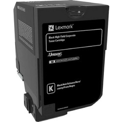 Lexmark 74C2HKE Black Toner