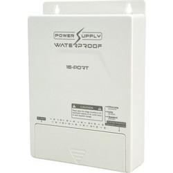 FOLKSAFE FOLKSAFE τροφοδοτικό συστημάτων CCTV FS-DC121608W, 16 εξόδων, 12V/8A, αδιάβροχο IP65