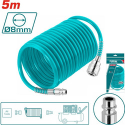 Total THT11051 Λάστιχο Αέρος Σπιράλ 5m Φ6x8mm