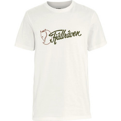 FJALLRAVEN Archive Logo T-Shirt - Eggshell