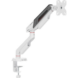 Επιτραπέζια Βάση White Shark GMS-3210 (KHUFU-I) για 1 Οθόνη - Ματ Λευκό KHUFU-I