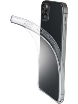 Θήκη Cellular Line Fine Back Cover Σιλικόνης Διάφανο (iPhone 12 / 12 Pro)