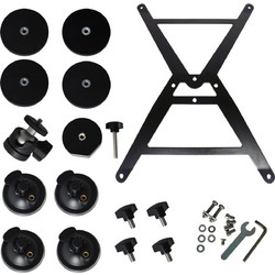 Βάση στήριξης - Starlink Mini Suction Cup Magnet Mount Kit for sunroofs, windows and smooth surfaces portable mounting solution with strong suction,gimbal disc Black (Κωδ.1-PER0158 )