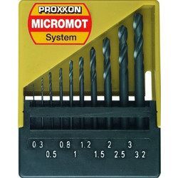 Proxxon Τρυπάνια Σετ 0,3 - 3,2 Hss 10Τμχ 28874