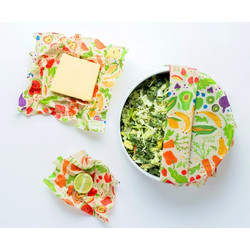 Bee's Wrap κερομάντηλα Garden Party σετ 3τμχ (S,M,L)