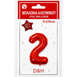 ΜΠΑΛΟΝΙ ΚΟΚΚΙΝΟ 35cm NO 2