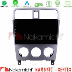 Nakamichi Nam5710 Series 8core Android13 4+64gb Subaru Forester 2003-2007 Navigation Multimedia Tablet 9" u-n84-Su0470