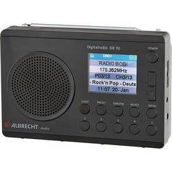 Albrecht DR-70 DAB Black