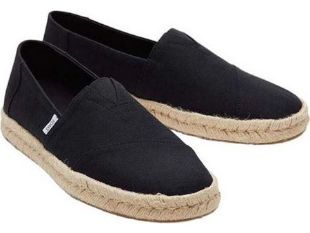 TOMS MEN ALPARGATA ROPE 2.0 BLACK