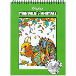 Ohuhu Βιβλίο Ζωγραφικής Animals and Mandala