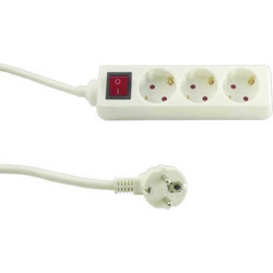 REV Outlet Strip 3-fold Standard 5m white