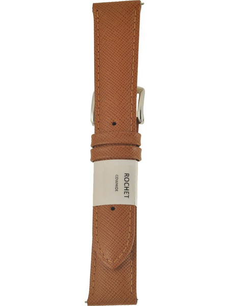 ROCHET ZRC Καφέ Δερμάτινο Λουράκι 20mm 3212004