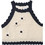 Mayoral Παιδικό Crop Top Αμάνικο Μπεζ Μαύρο 26-06021-035