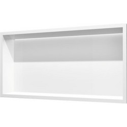 Εσοχή τοίχου με φως LED (άνω πλευρά) Imex Oceanic HOR005/BL Ματ Λευκό 63x33x10cm