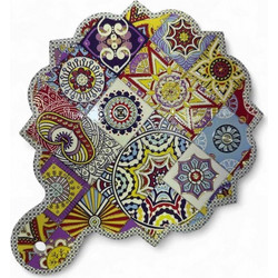 COASTER-ΒΑΣΗ ΚΟΠΗΣ ΚΕΡΑΜΙΚΟ MANDALA 15X20ΕΚ-ΣΧΕΔΙΑ