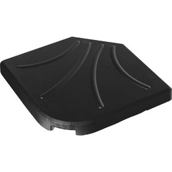 Μάυρη Βάση Πλάκα 50 x 50cm Για Γωνιακές Ομπρέλες 25Kgr Lianos DTH25-B